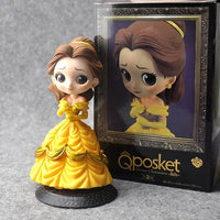 Disney Princess Figures Frozen Elsa Anna Rapunzel Belle Cinderella Alice Snow White Ariel Action Figures PVC Model Collection - Lusy Store