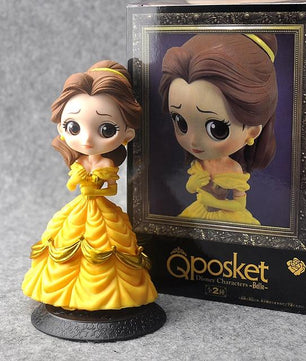 Disney Princess Figures Frozen Elsa Anna Rapunzel Belle Cinderella Alice Snow White Ariel Action Figures PVC Model Collection - Lusy Store