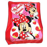 Disney Red Minnie Mouse Super Soft Warm Blanket Throw for Kids