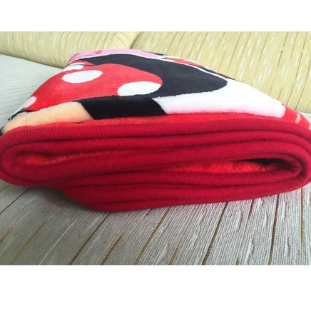 Disney Red Minnie Mouse Super Soft Warm Blanket Throw for Kids