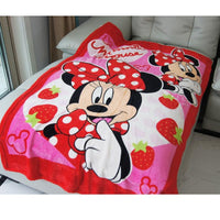Disney Red Minnie Mouse Super Soft Warm Blanket Throw for Kids