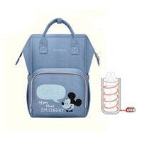 Disney Water-proof USB Heating Diaper Bag Toddler Backpack Cartoon Large Capacity - Lusy Store