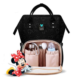 Disney Water-proof USB Heating Diaper Bag Toddler Backpack Cartoon Large Capacity