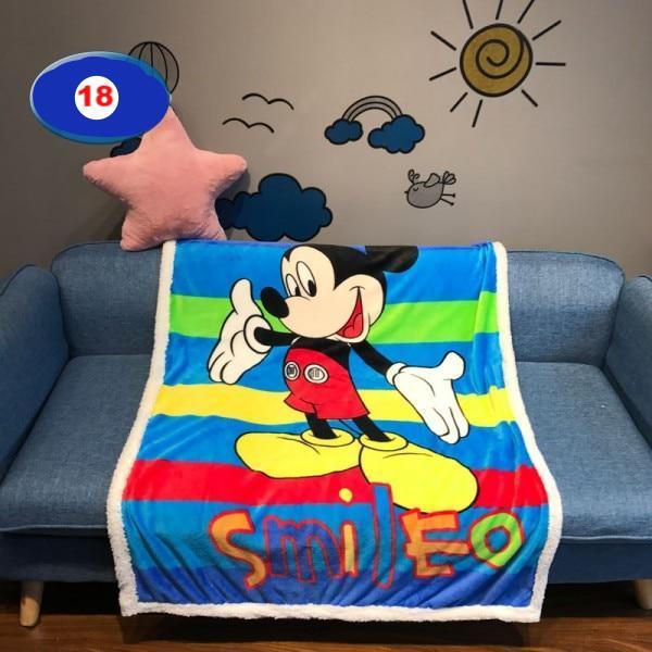 Disneyland Duffy Cartoon Mickey Mouse Minnie Blankets Throws Bedding Decoration - Lusy Store