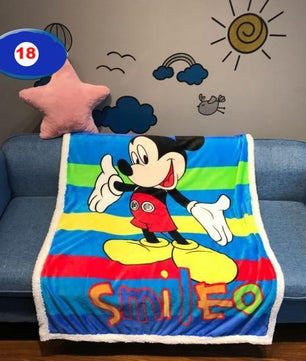 Disneyland Duffy Cartoon Mickey Mouse Minnie Blankets Throws Bedding Decoration - Lusy Store