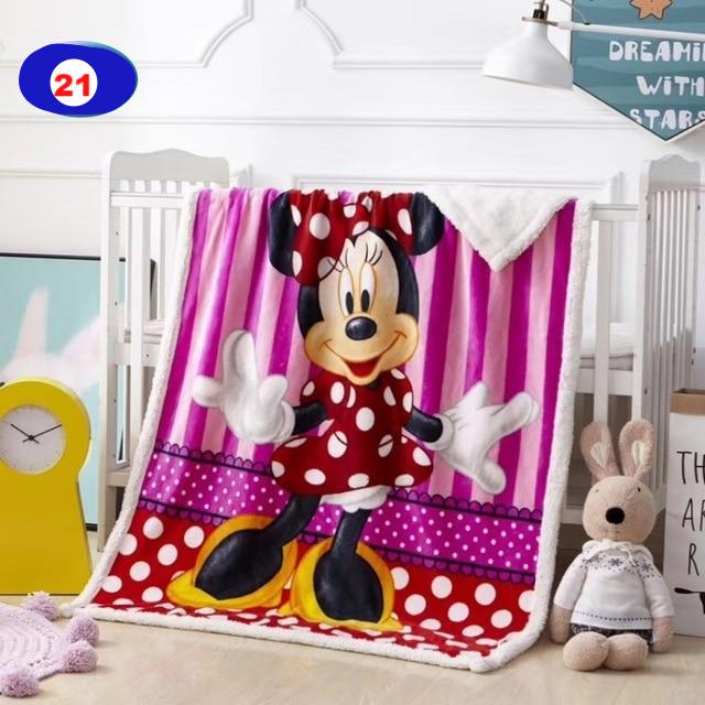 Disneyland Duffy Cartoon Mickey Mouse Minnie Blankets Throws Bedding Decoration - Lusy Store