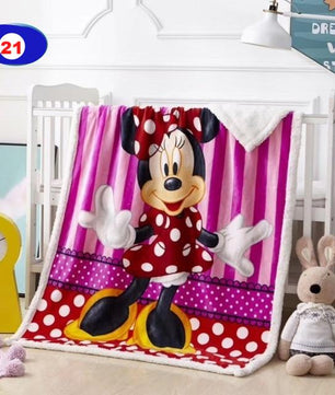 Disneyland Duffy Cartoon Mickey Mouse Minnie Blankets Throws Bedding Decoration - Lusy Store