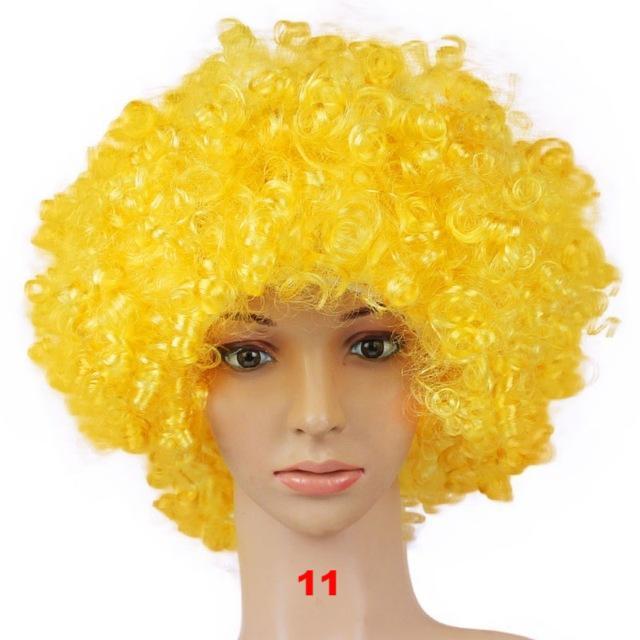 DIY Decorations Afro Big Hair Colorful Wig Fake Joker Decor - Lusy Store
