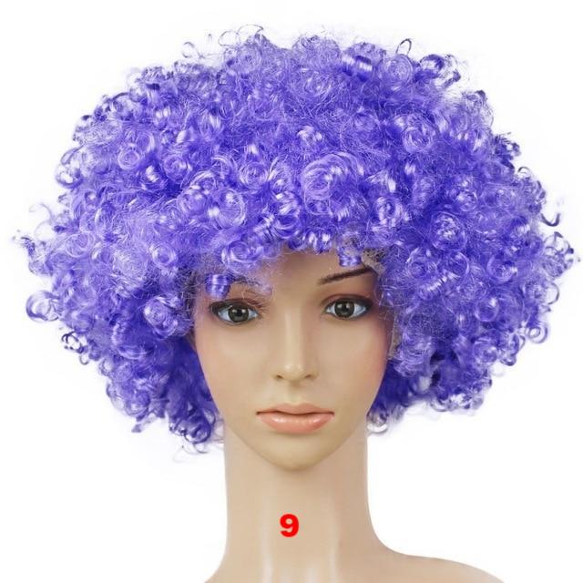 DIY Decorations Afro Big Hair Colorful Wig Fake Joker Decor - Lusy Store