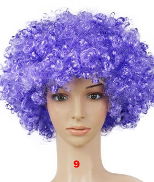 DIY Decorations Afro Big Hair Colorful Wig Fake Joker Decor - Lusy Store