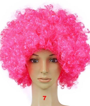 DIY Decorations Afro Big Hair Colorful Wig Fake Joker Decor - Lusy Store