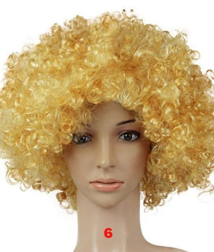 DIY Decorations Afro Big Hair Colorful Wig Fake Joker Decor - Lusy Store