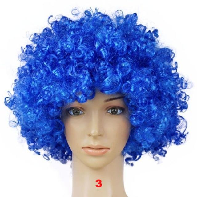 DIY Decorations Afro Big Hair Colorful Wig Fake Joker Decor - Lusy Store