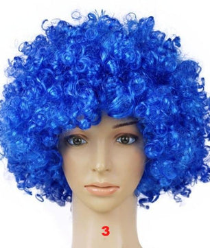 DIY Decorations Afro Big Hair Colorful Wig Fake Joker Decor - Lusy Store