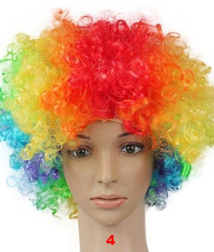 DIY Decorations Afro Big Hair Colorful Wig Fake Joker Decor - Lusy Store