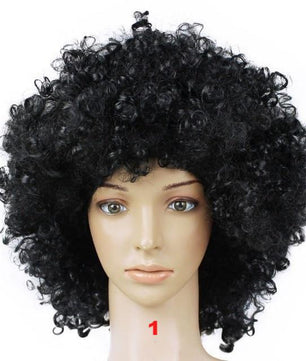 DIY Decorations Afro Big Hair Colorful Wig Fake Joker Decor - Lusy Store