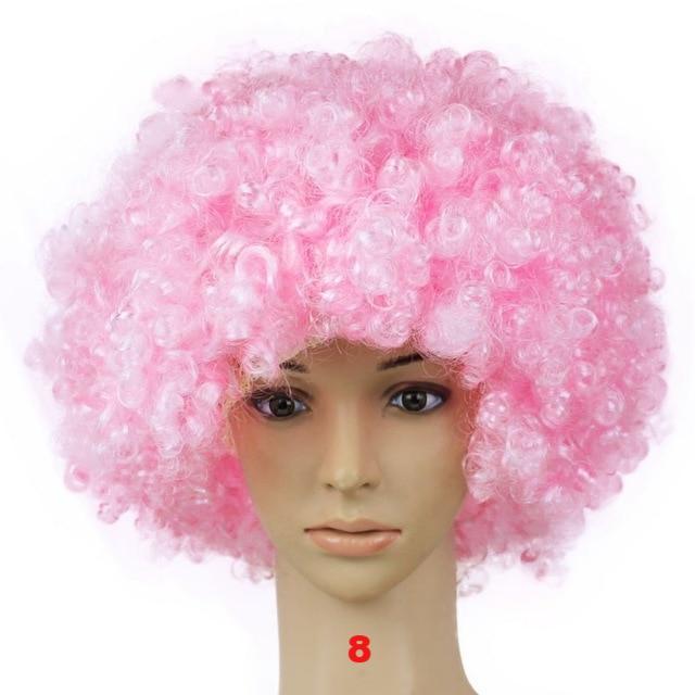 DIY Decorations Afro Big Hair Colorful Wig Fake Joker Decor - Lusy Store