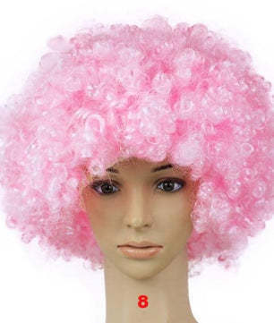 DIY Decorations Afro Big Hair Colorful Wig Fake Joker Decor - Lusy Store