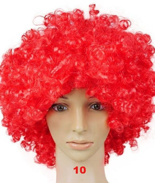 DIY Decorations Afro Big Hair Colorful Wig Fake Joker Decor - Lusy Store