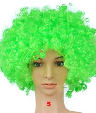 DIY Decorations Afro Big Hair Colorful Wig Fake Joker Decor - Lusy Store