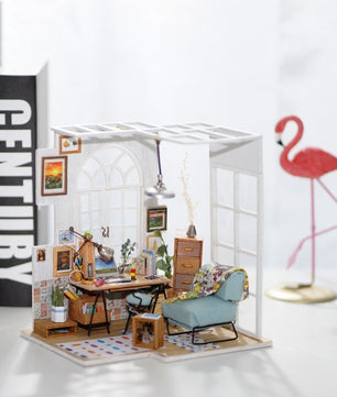 DIY Soho Time with Furnitures Children Adult Miniature Wooden Doll House - Lusy Store