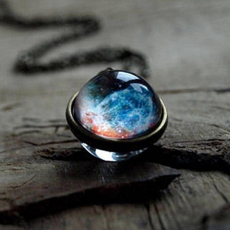 Double-sided Transparent Glass Ball Pendant - Lusy Store