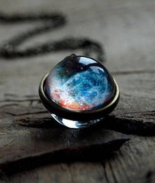 Double-sided Transparent Glass Ball Pendant - Lusy Store
