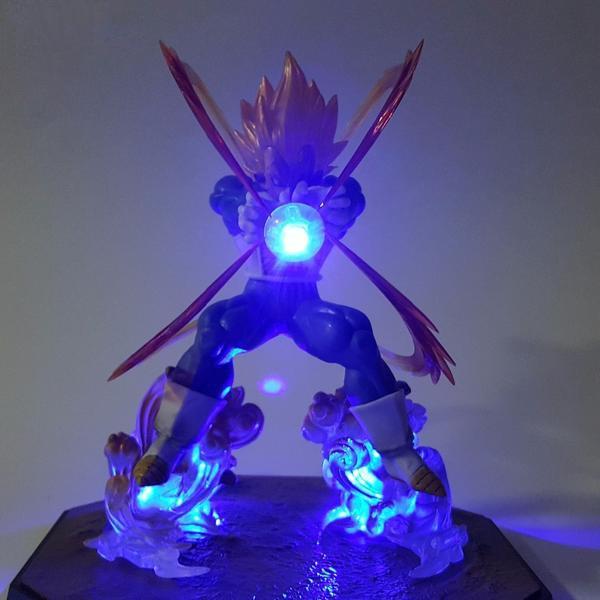Dragon Ball Z Action Figure Vegeta Figurts Zero Led Light DIY Display Toy DBZ+Light DIY81 - Lusy Store