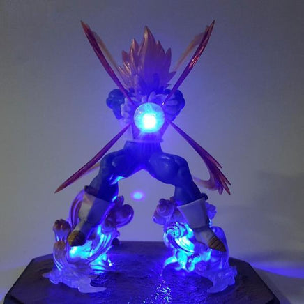 Dragon Ball Z Action Figure Vegeta Figurts Zero Led Light DIY Display Toy DBZ+Light DIY81 - Lusy Store