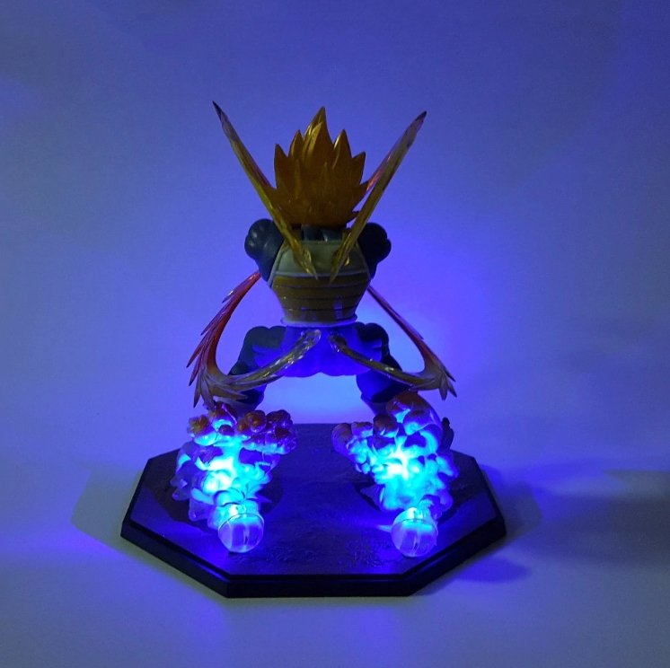 Dragon Ball Z Action Figure Vegeta Figurts Zero Led Light DIY Display Toy DBZ+Light DIY81 - Lusy Store