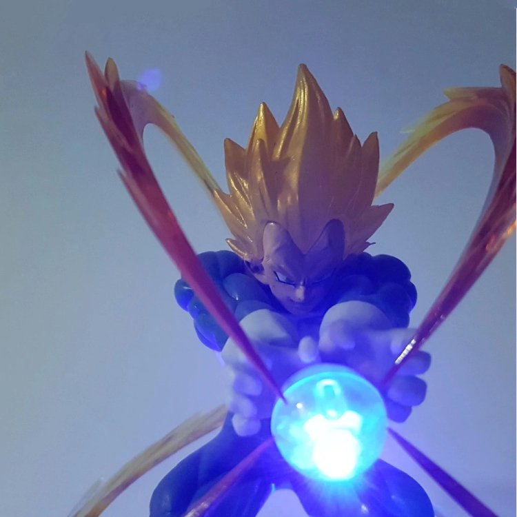 Dragon Ball Z Action Figure Vegeta Figurts Zero Led Light DIY Display Toy DBZ+Light DIY81 - Lusy Store