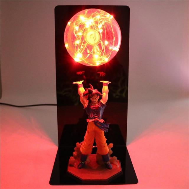 Dragon Ball Z Action Figures Goku Son Figurine Collectible DIY LED Lamp for Children - Lusy Store