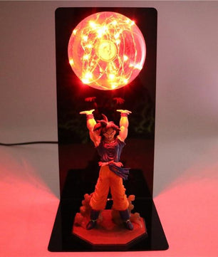 Dragon Ball Z Action Figures Goku Son Figurine Collectible DIY LED Lamp for Children - Lusy Store