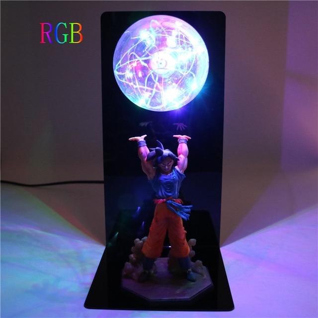 Dragon Ball Z Action Figures Goku Son Figurine Collectible DIY LED Lamp for Children - Lusy Store