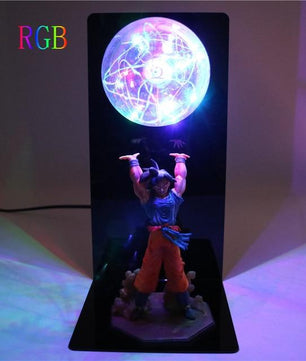 Dragon Ball Z Action Figures Goku Son Figurine Collectible DIY LED Lamp for Children - Lusy Store