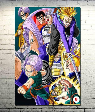 Dragon Ball Z Art Silk Canvas Poster Wall Pictures - Lusy Store