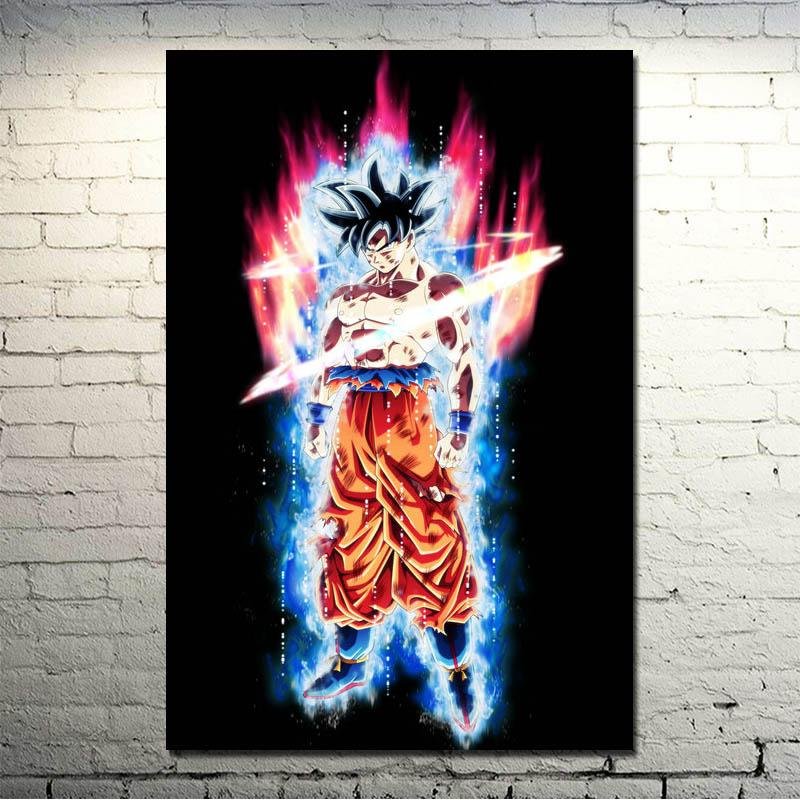 Dragon Ball Z Art Silk Canvas Poster Wall Pictures - Lusy Store