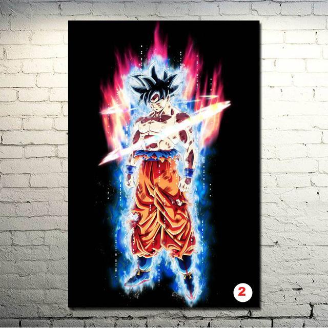 Dragon Ball Z Art Silk Canvas Poster Wall Pictures - Lusy Store