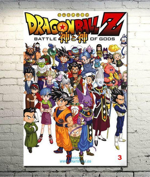 Dragon Ball Z Art Silk Canvas Poster Wall Pictures - Lusy Store