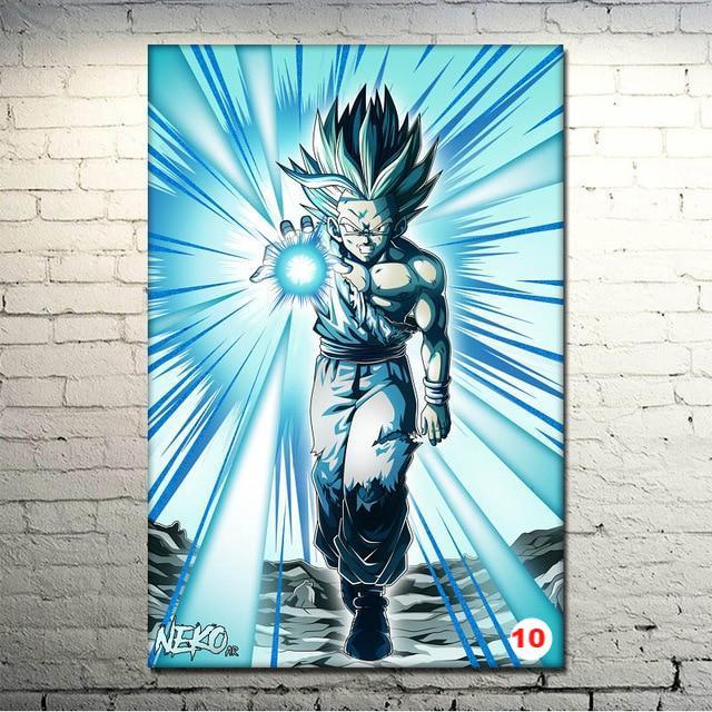 Dragon Ball Z Art Silk Canvas Poster Wall Pictures - Lusy Store