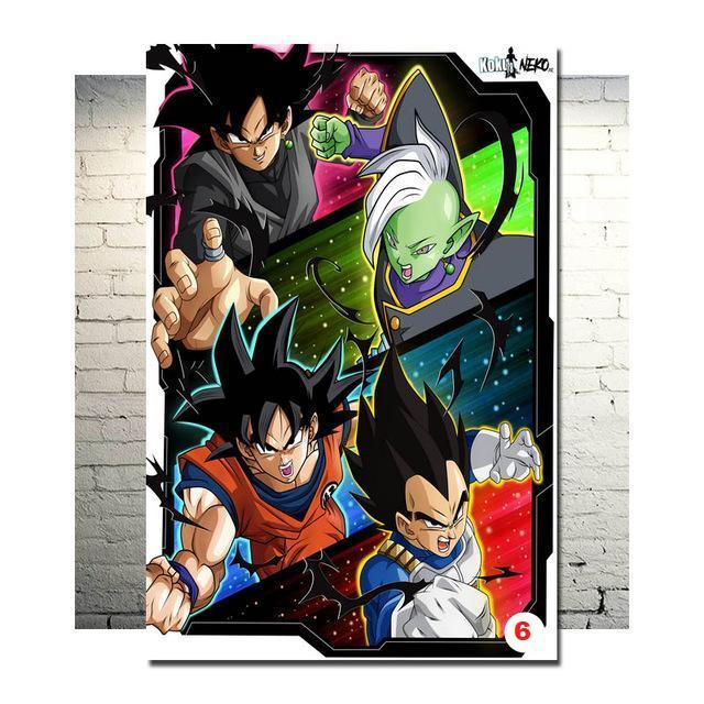 Dragon Ball Z Art Silk Canvas Poster Wall Pictures - Lusy Store