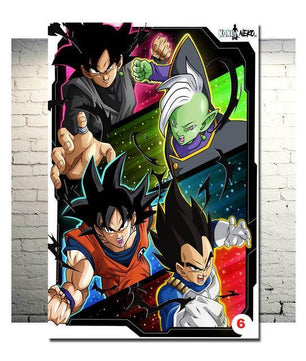Dragon Ball Z Art Silk Canvas Poster Wall Pictures - Lusy Store