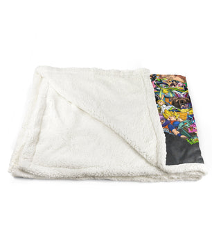 Dragon Ball Z Blanket Sherpa Blanket Bedspreads - Lusy Store LLC