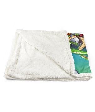 Dragon Ball Z Blanket Sherpa Blanket Bedspreads - Lusy Store LLC