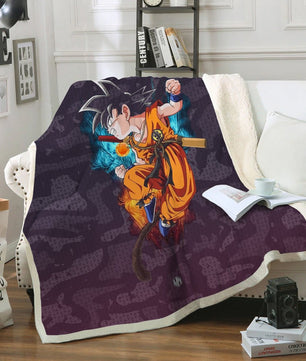 Dragon Ball Z Blanket Sherpa Blanket Bedspreads - Lusy Store LLC