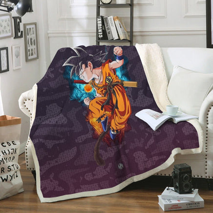 Dragon Ball Z Blanket Sherpa Blanket Bedspreads - Lusy Store LLC