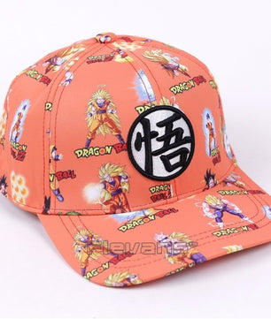 Dragon Ball Z Fashion Baseball Caps Super Saiyan Son Goku Vegeta Print Mens Snapback - Lusy Store