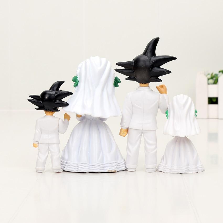 Dragon Ball Z Figure Dragon Ball Goku ChiChi Wedding PVC Figure Toys - Lusy Store
