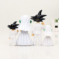Dragon Ball Z Figure Dragon Ball Goku ChiChi Wedding PVC Figure Toys - Lusy Store