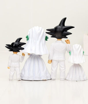 Dragon Ball Z Figure Dragon Ball Goku ChiChi Wedding PVC Figure Toys - Lusy Store
